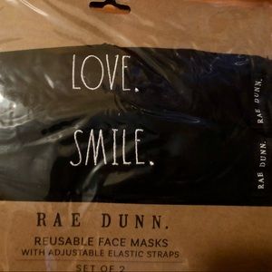 Rae Dunn Reusable Face Masks (set of 2)
